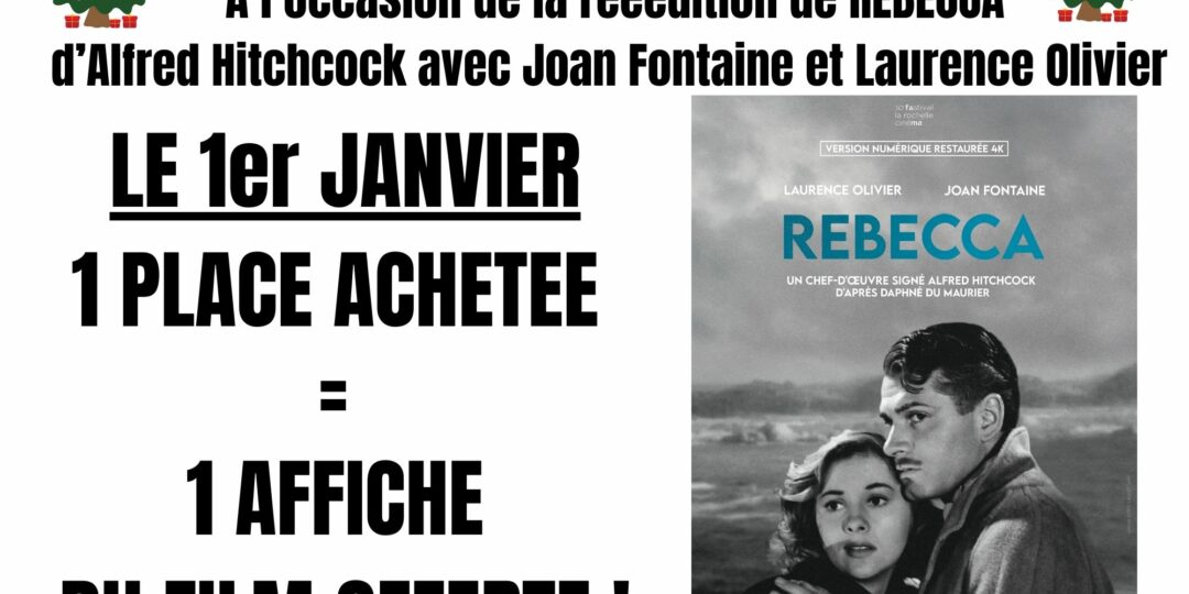 UNE AFFICHE OFFERTE A TOUS LES SPECTATEURS DE REBECCA MERCREDI 1er JANVIER