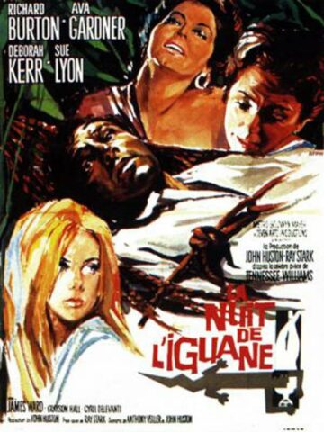la nuit de l&rsquo;iguane affiche