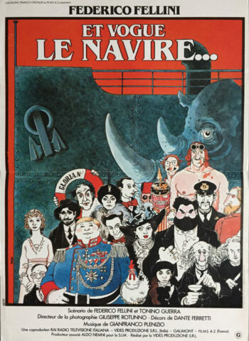Et vogue le navire affiche