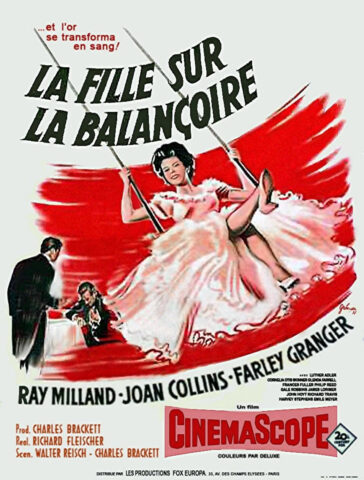 La fille sur la balançoire – affiche