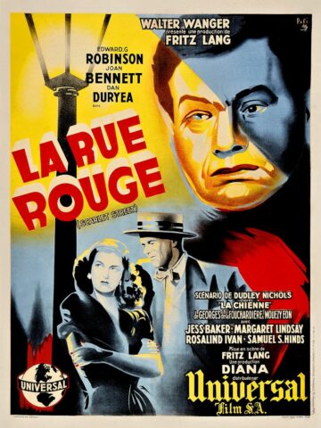 La rue rouge – affiche