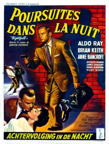 Poursuites dans la nuit -affiche