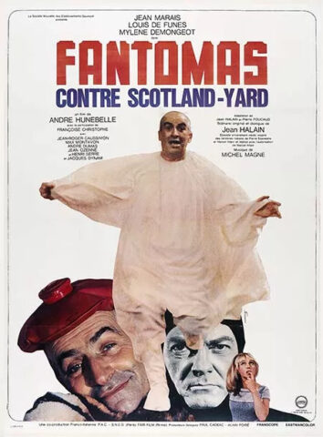 Fantomas contre scotland yard – affiche